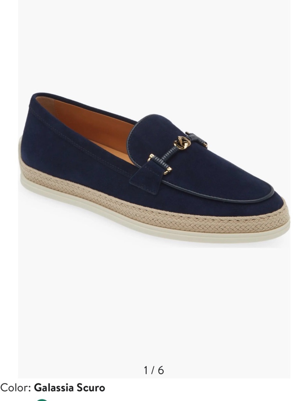 Tod's Double T Ring Suede Raffia Loafers Women's Size 9.5 — Tan/Natural - Picture 2 of 10